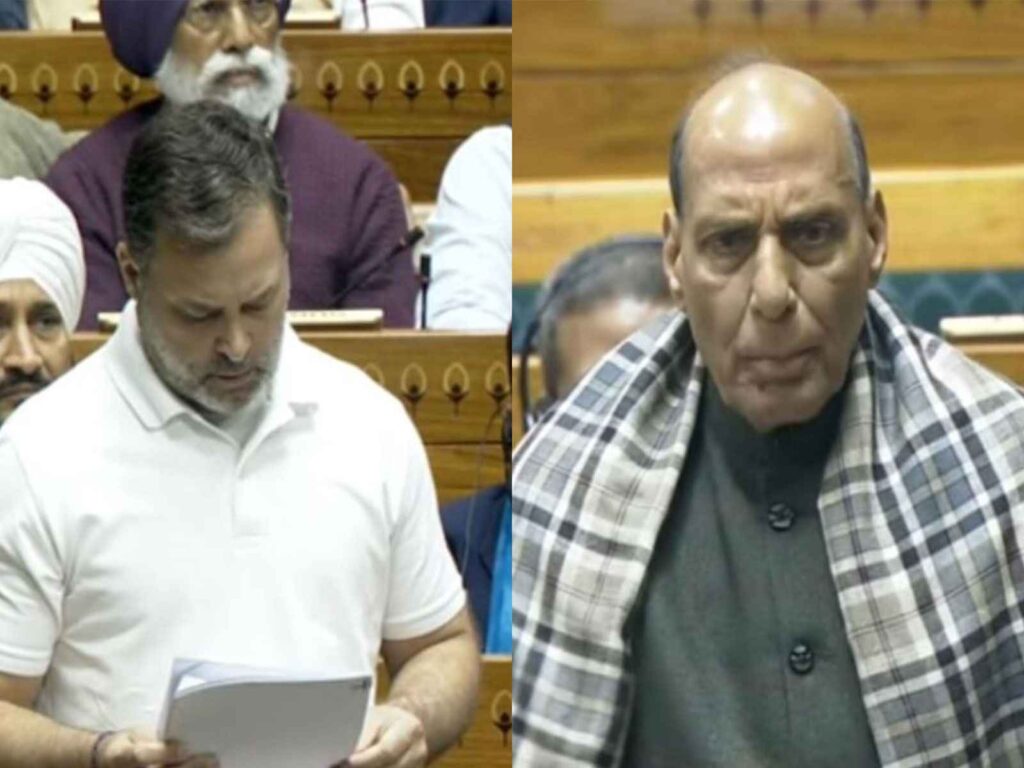 Ruckus in the budget session: Why did Rahul Gandhi and Rajnath Singh clash in Parliament?