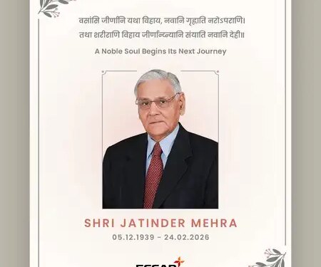 Steel industry veteran Jatinder Mehra passes away, industry mourns
