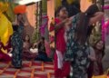 The attack here happened suddenly! Trouble befalls woman dancing at wedding, watch viral video here