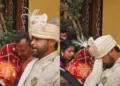 The groom's tears did not stop after seeing the bride crying during the farewell, you will also become emotional after watching the video.