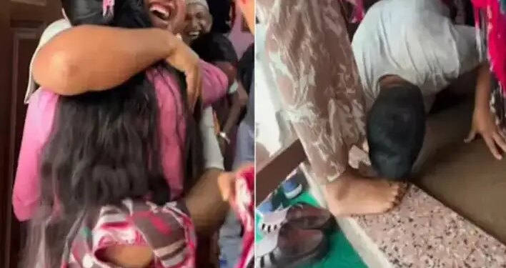 There was an atmosphere of happiness in the house when the periods came for the first time, the family organized a baby shower and banquet for the daughter, watch the video.