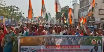 Tripura: Congress protests, accuses Center of weakening MNREGA