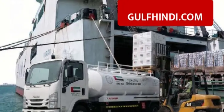 UAE prepares ‘Umm Al Emarat’ ship for Gaza, ration and essential goods will reach before Ramadan