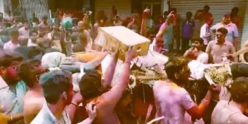 Unique Holi of Bhilwara: Dead body of a living youth and after that celebration of new life, know everything about the tradition