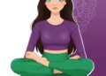 Uthita Padmasana strengthens arms, shoulders and muscles, effective for students too