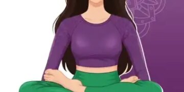 Uthita Padmasana strengthens arms, shoulders and muscles, effective for students too