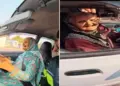 Viral Video: Grandma Rocked, World Shocked! 90 year old woman surprised everyone by driving her car on the road!