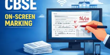 What is the new on-screen marking system of CBSE? The system of checking 12th board copies will change