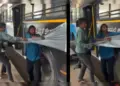 Women's movement in Karnataka! Gutkha advertisement posters torn from public buses, video going viral