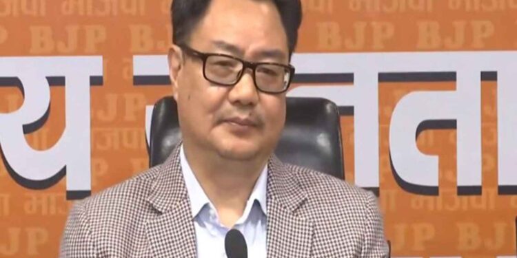 ​BJP called the performance of Youth Congress in AI Summit 'obscene', Rijiju said - party should apologize
