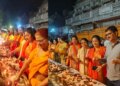 Hindu New Year and Chaitra Navratri: A great confluence of devotion and culture, Lucknow square illuminated with the light of 7001 lamps.