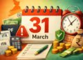 31st March Deadline: Only 2-3 days left! Complete these important tasks immediately, otherwise huge losses may occur.