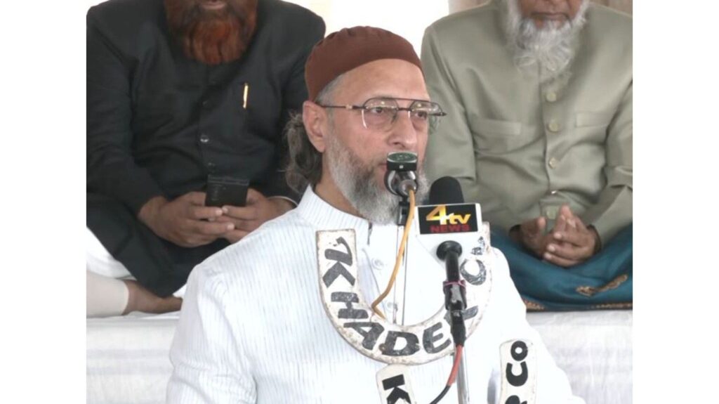 AIMIM chief Owaisi accuses Prime Minister Modi of favoring America-Israel amid West Asia conflict