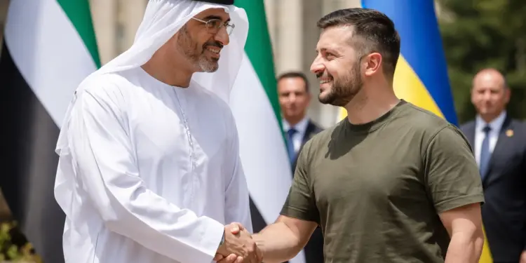 Big agreement on security between UAE and Ukraine, President Mohammed bin Zayed and Zelensky met