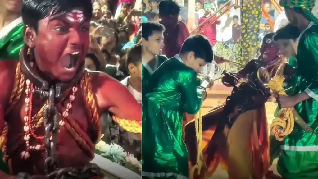 Child pretending to be Sambhaji Maharaj gave tremendous Sambhaji Maharaj, after watching the video people said - 'He is failing Vicky Kaushal'