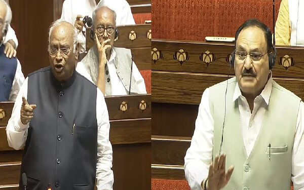 Clash in Rajya Sabha over LPG supply: Kharge raised questions, Nadda accused Congress
