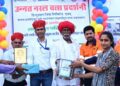 Cow rally organized to promote animal husbandry under the Samadhan project run by Hindustan Zinc.
