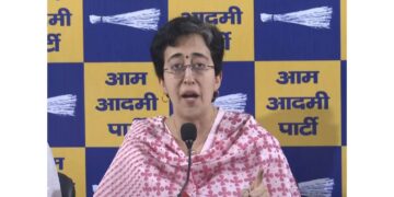 Delhi: Atishi appealed to the Assembly Speaker to cancel the suspension of four Aam Aadmi Party MLAs.