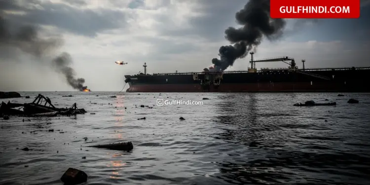 Drone attack on oil tanker near Oman, one Indian crew member killed, embassy starts process of repatriation