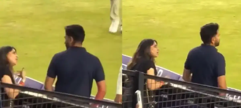 Even Rohit Sharma will not stand in front of his wife, video of cricketer getting scolded in the middle of the field went viral