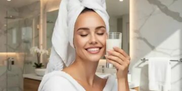 Get natural glow, easy way to get relief from dryness and acne with raw milk.