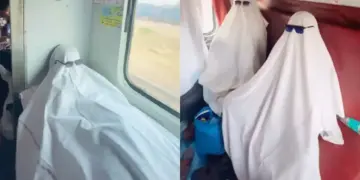 'Ghostly' atmosphere created in the train, your parrots will fly away after watching the video of the unique creativity of the passengers