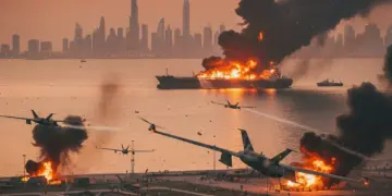 Gulf Region Crisis: Iranian drone attack on Kuwait and Saudi Arabia, oil tanker on fire in Dubai