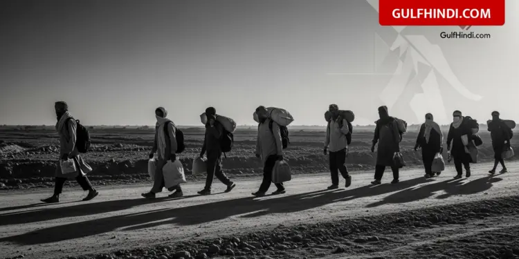 Gulf Return Update: More than 2 lakh Indians returned from Gulf countries, people are leaving Iran by road like this