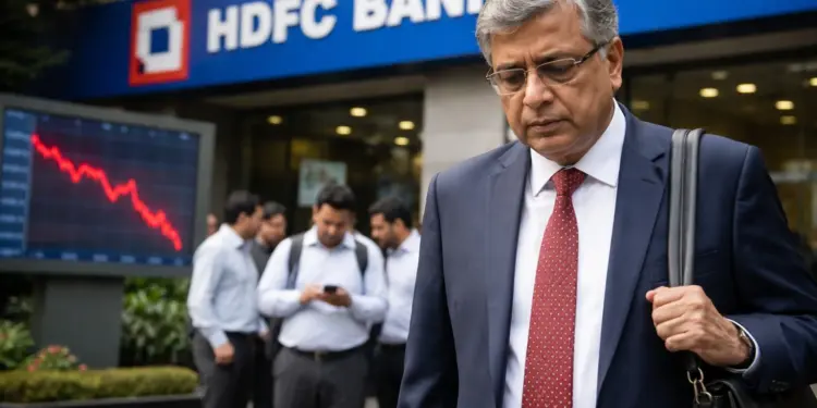 HDFC Bank Chairman Atanu Chakraborty suddenly resigns, citing ethics and shares fall by 9%