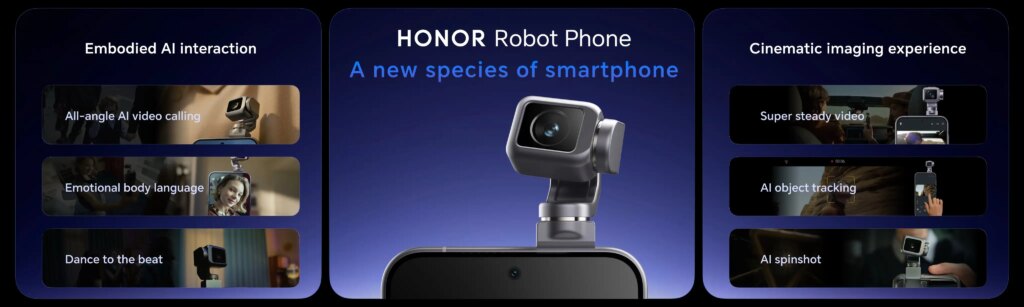 HONOR Robot Phone launched: Walks, listens, reacts, gets so much with 200 MP camera