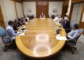 High-level meeting of CCS at Prime Minister's residence; Rajnath Singh, Amit Shah, Jaishankar present