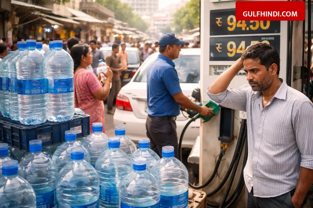 Iran War Impact: Prices of water and oil increased in India, prices of bottled water and industrial diesel increased tension.