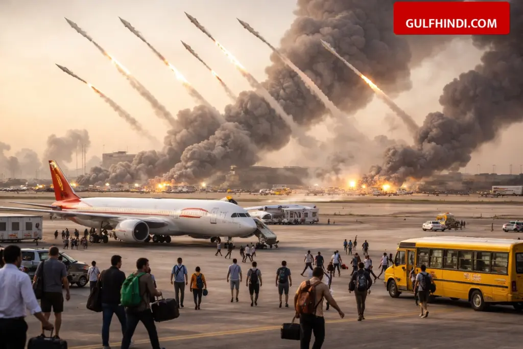 Iran's big attack on UAE: 10 missiles fired at Al-Dafra airbase, Air India flights and CBSE exams canceled