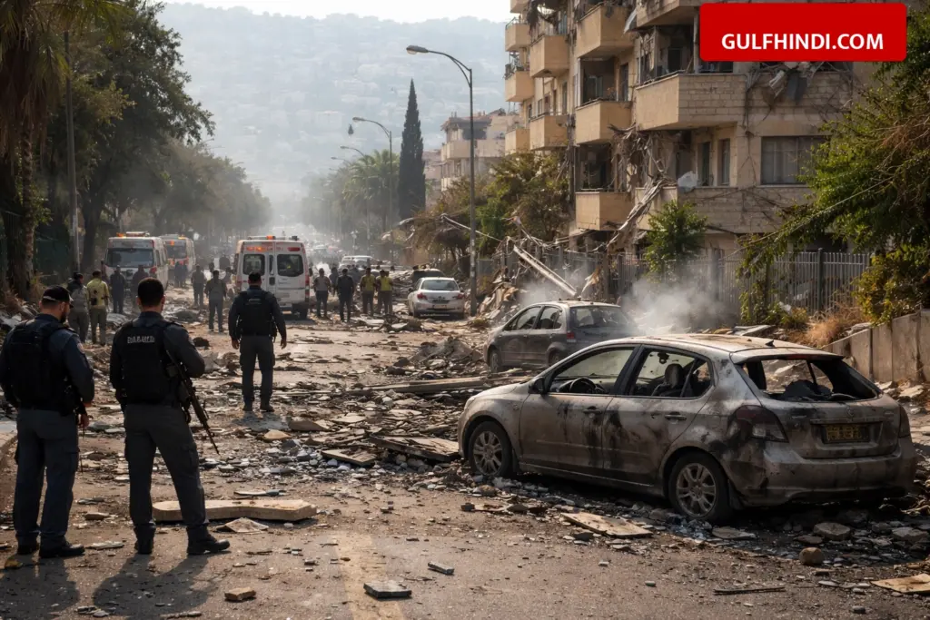 Israel-Hezbollah Conflict: Hezbollah rocket attack on Israel's Safed city, roads and houses damaged