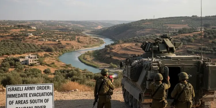 Israel-Lebanon War: New decree of Israeli Army, order to immediately evacuate the areas south of Zahrani River