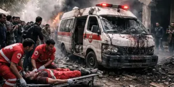 Israeli attack in Lebanon, ambulance targeted, one paramedic killed