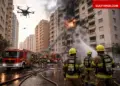 Kuwait Drone Update: Drone attack on residential building in Mangaf, Kuwait, fire department took action on 24 incidents.