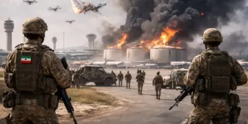 Kuwait National Guard shoots down 6 enemy drones, fire in airport’s fuel tank, security alert for expatriates