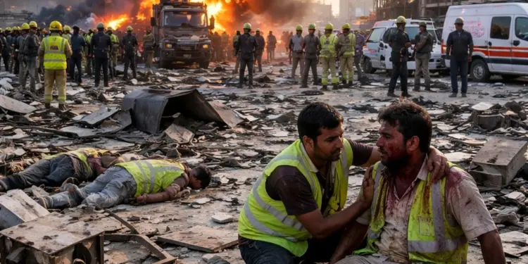 Major accident in Al-Kharj, Saudi Arabia, one Indian killed and 12 people injured in the attack