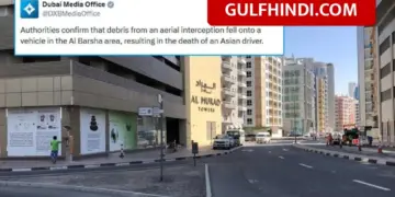 Major accident in Dubai, debris fell on car in Al Barsha, one dead