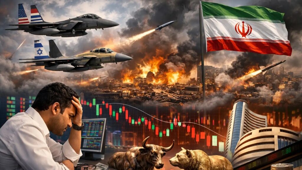 Market Crash Alert: Big impact of Iran crisis, Sensex fell 7000 points in pre-opening and crude oil jumped 10%