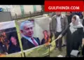 Mehbooba Mufti burnt posters of Trump and Netanyahu in Srinagar, took to the streets in protest against Iran attack