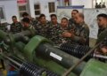 Nepalese soldiers got special training in Light Field Gun in EME School of Vadodara, learned its use in 4 weeks.