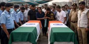 Oman Drone Strike: The mortal remains of 2 Indians who lost their lives in Oman reached India, MEA informed