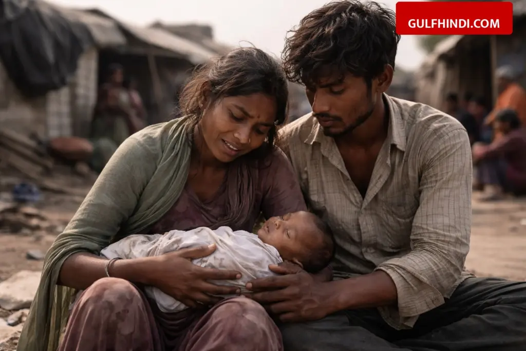 One month old innocent died due to hunger and disease in Bareilly, parents had gone to beg