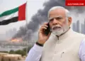 PM Modi on UAE Attacks: PM Modi spoke to UAE President, condemned Iran's attacks