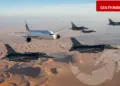 Passenger planes flying under the protection of fighter jets in UAE, police gave strict warning against making videos