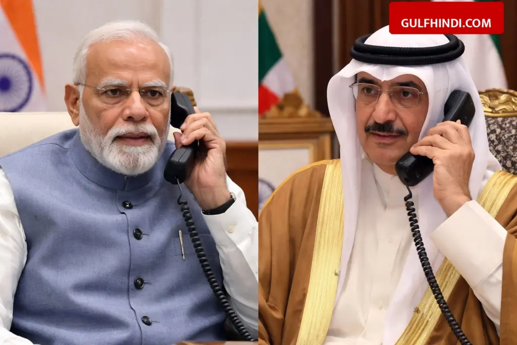 Phone conversation between PM Modi and Crown Prince of Kuwait, the situation in the Middle East and the security of Indians were discussed.