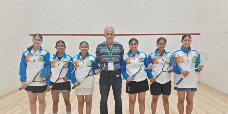 Punjab University girls created an upset by defeating Madras University, reached the semi-finals of Squash Championship.