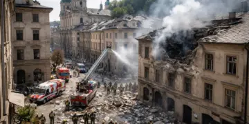 Russian drone attack on the historical center of Lviv, UNESCO expressed deep concern and offered help